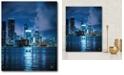 Courtside Market City Reflexiones Gallery-Wrapped Canvas Wall Art - 16" x 20"